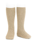 Condor Basic Rib Knee Socks Turron